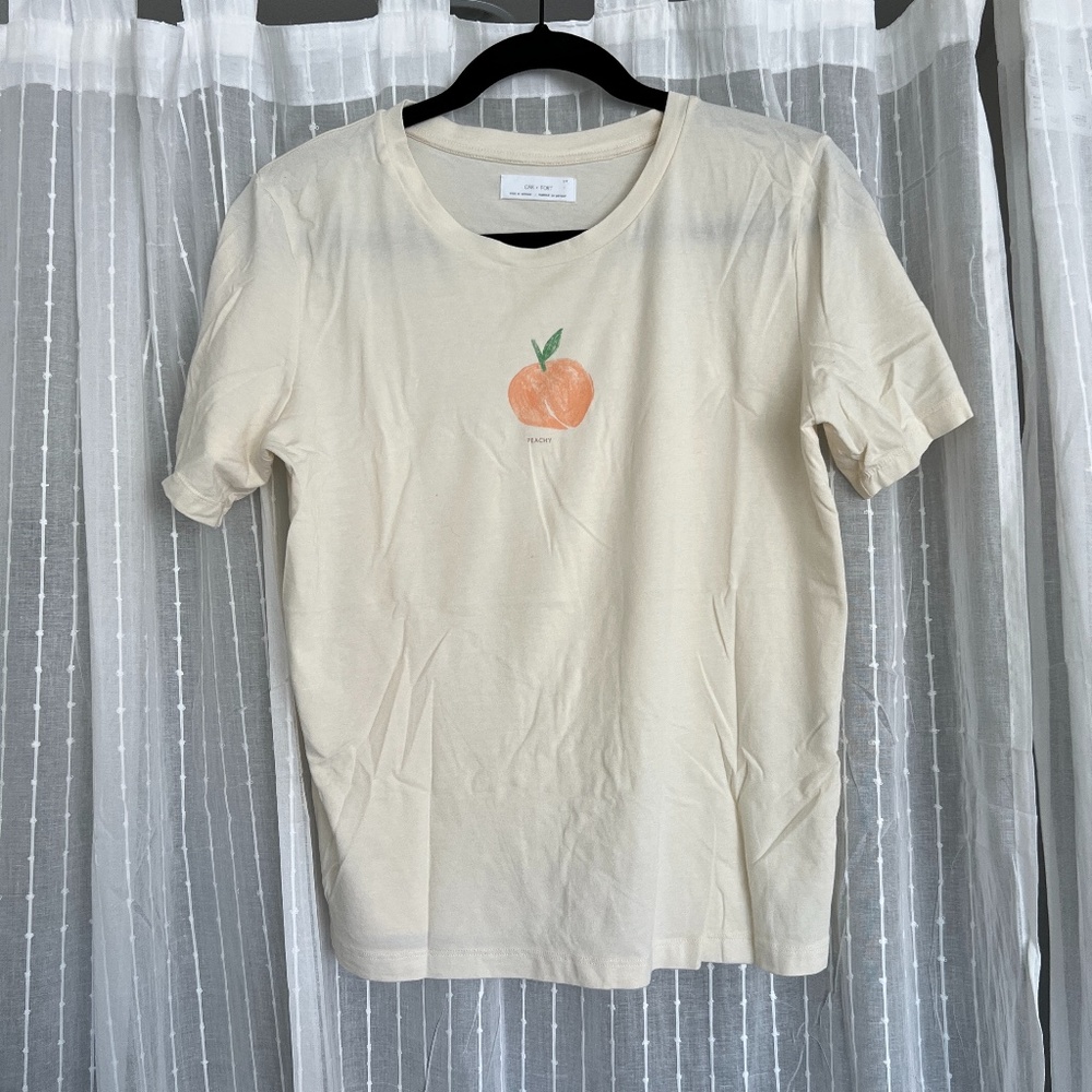 Oak + Fort Peachy Graphic Soft Tee